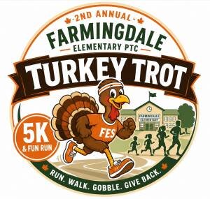 2nd Annual Farmingdale Elementary PTC Turkey Trot 5K & Fun Run Logo