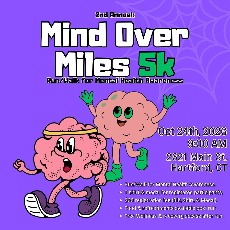 2nd annual Mind Over Miles 5k Logo