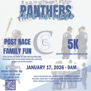 2nd Annual Panthers Home Run Hustle 5K