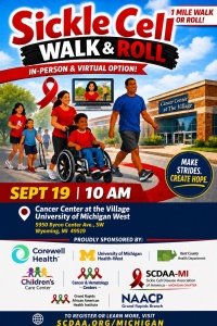 2nd Annual Sickle Cell Walk and Roll Logo