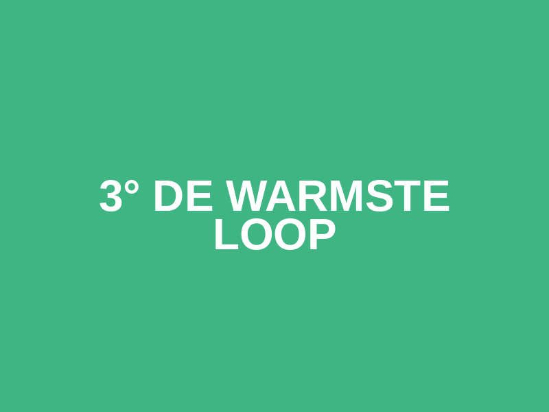 3° De Warmste Loop