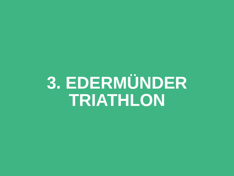 3. Edermünder Triathlon Logo