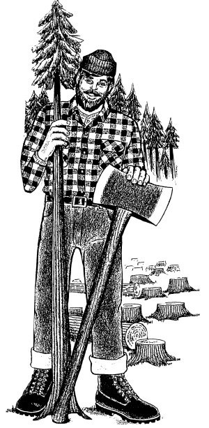 34th Annual 10K Foot Race & 5K Woodsmen's Walk Logo