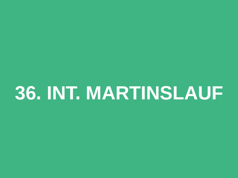 36. Int. Martinslauf Logo