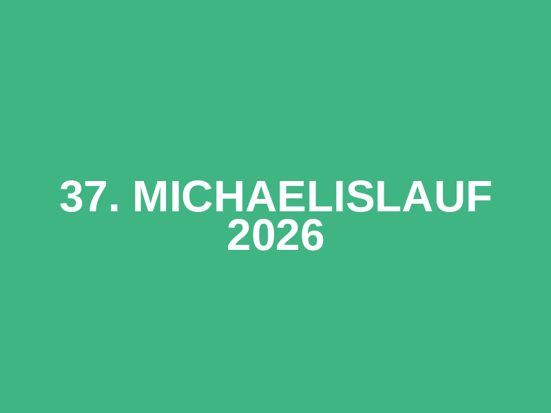37. Michaelislauf 2026 Logo