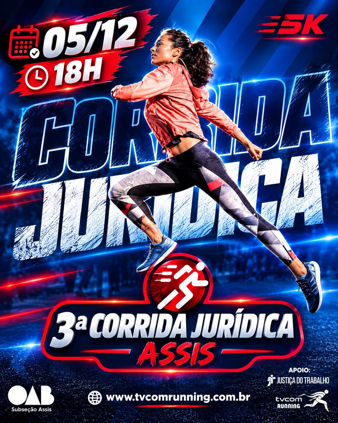 3ª CORRIDA JURÍDICA DE ASSIS SP Logo