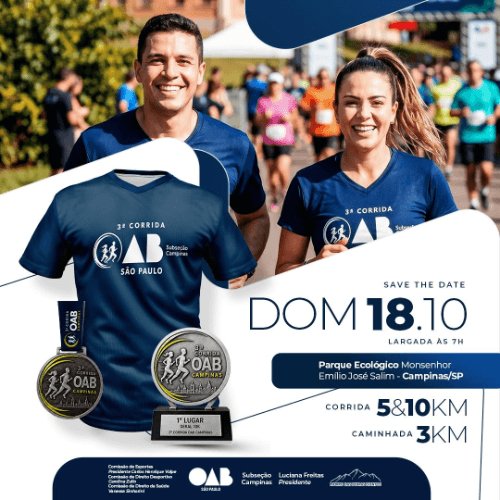 3ª CORRIDA OAB SP - CAMPINAS Logo