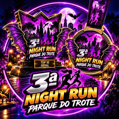 3ª NIGHT RUN PARQUE DO TROTE Logo