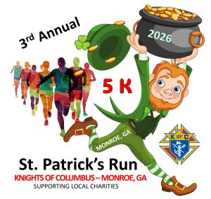 3rd Knights of Columbus St Patrick 5K Run