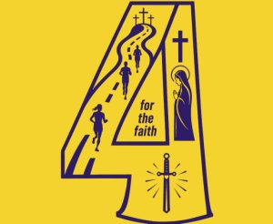 4 For The Faith Run/Walk Logo