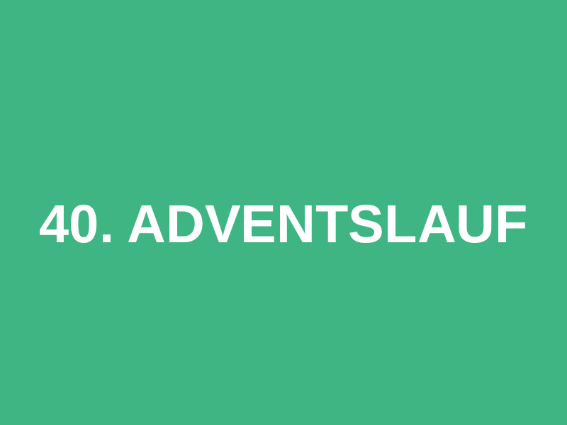 40. Adventslauf Logo