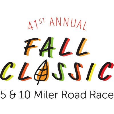 41st Annual Fall Classic 5 and 10 Miler DONUT Road Race Logo