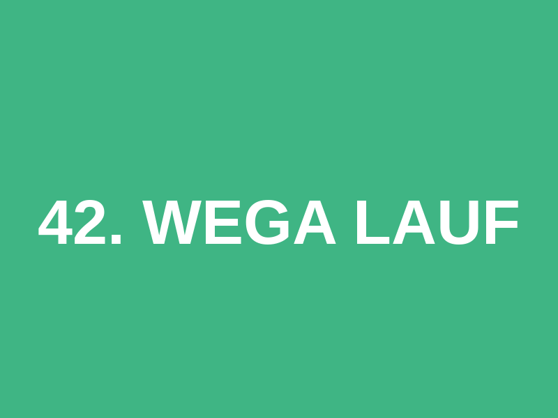 42. Wega Lauf Logo