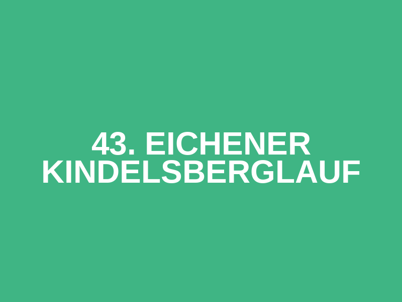 43. Eichener  Kindelsberglauf Logo