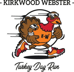 44th Annual Kirkwood Webster Turkey Day Run Logo