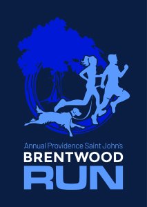 43rd Annual Providence Saint John's Health Center Brentwood Run Logo