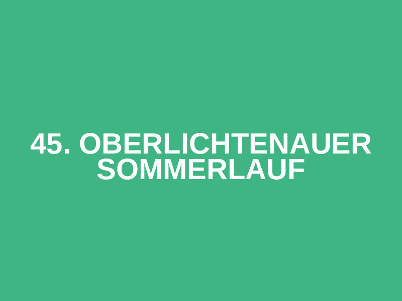45. Oberlichtenauer Sommerlauf Logo
