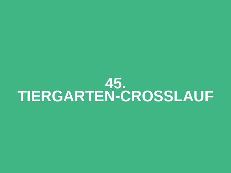 45. Tiergarten-Crosslauf Logo