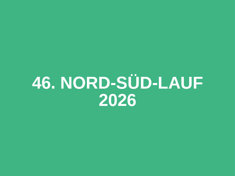 46. Nord-Süd-Lauf 2026 Logo