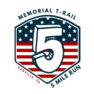46th Annual Memorial T-Rail Run Logo