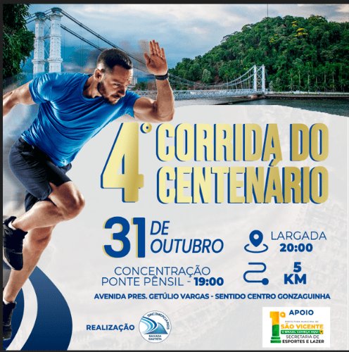 4º Corrida do centenário Logo