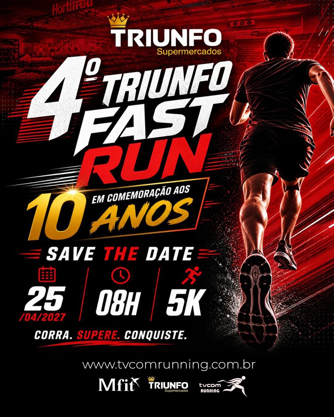 4º TRIUNFO FAST RUN SUPER 5K  - 10 ANOS - TEODORO SAMPAIO SP