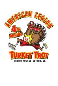 5th Annual American Legion Auxiliary Turkey Trot Logo