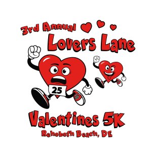 4th Annual Lover's Lane Valentine Boardwalk 5k Logo