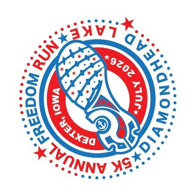 4th of July Annual Freedom Fun Run - Dexter Logo