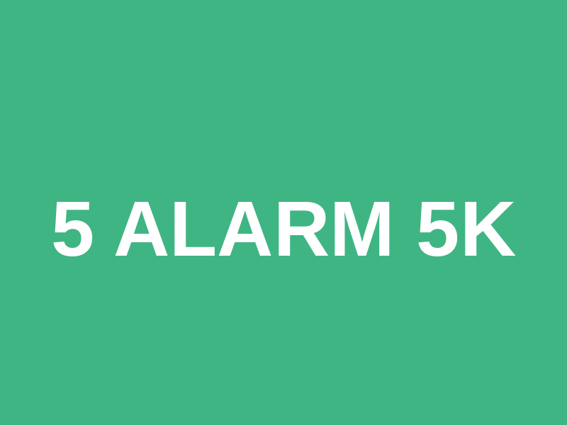 5 Alarm 5K Logo