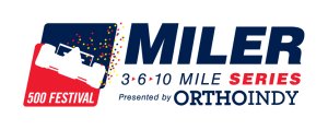 500 Festival Miler Series, presented by OrthoIndy Logo