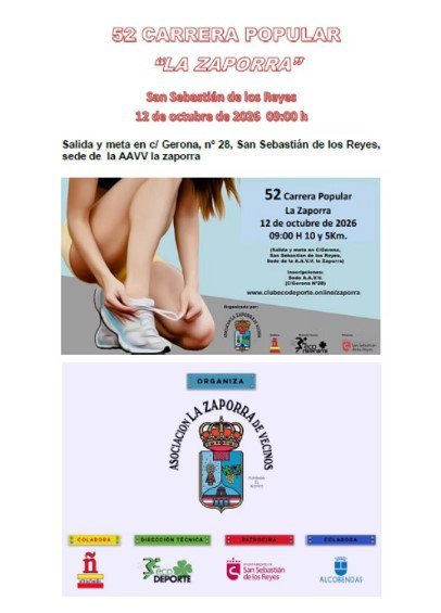 52 Carrera Popular de la Zaporra Logo