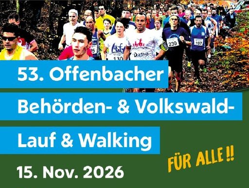 53. Offenbacher Behörden- und Volkswaldlauf