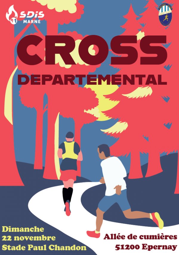 56e Cross départemental des sapeurs-pompiers de la Marne Logo