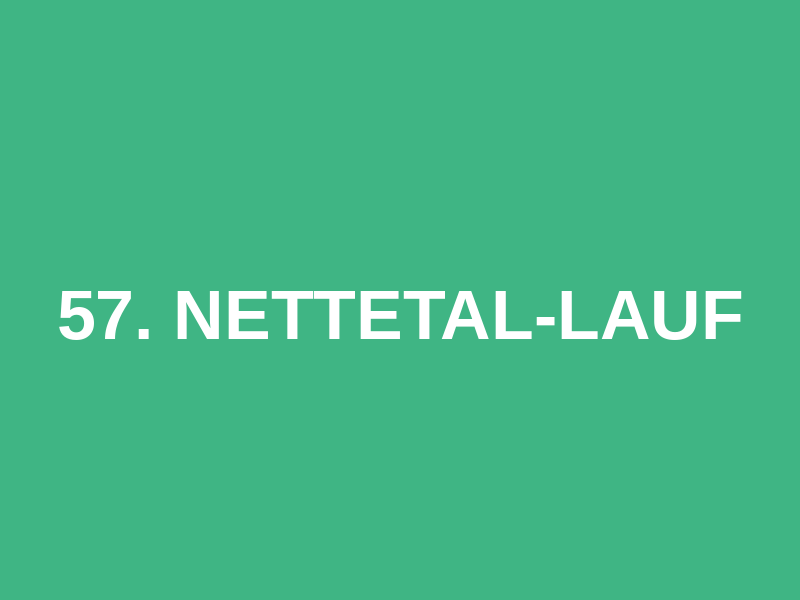 57. Nettetal-Lauf