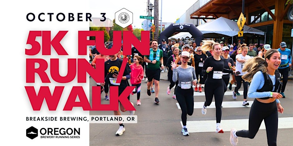 5k Beer Run - Breakside Brewery | 2026 OR Brewery Running Series Logo
