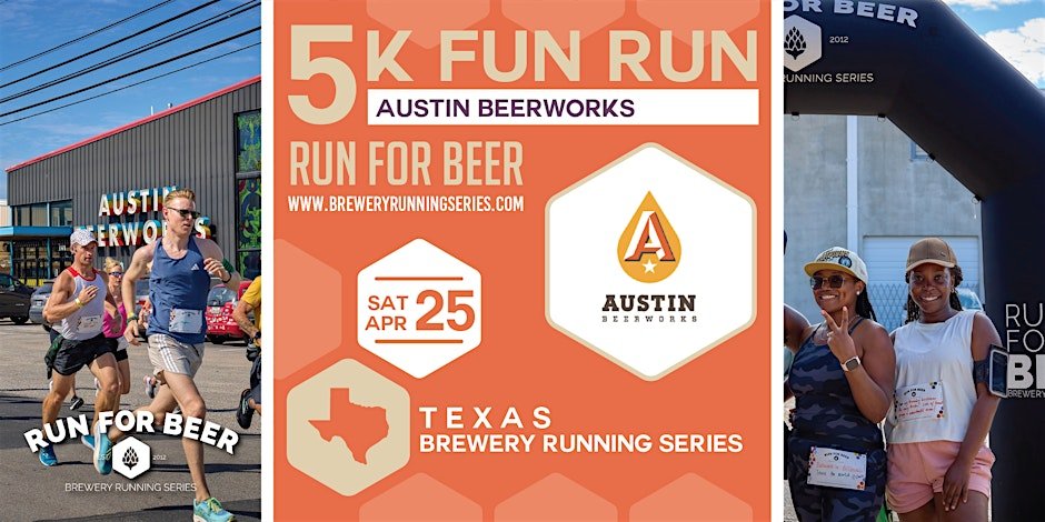 5k Beer Run x Austin Beerworks | Texas Brewery Running Series Logo