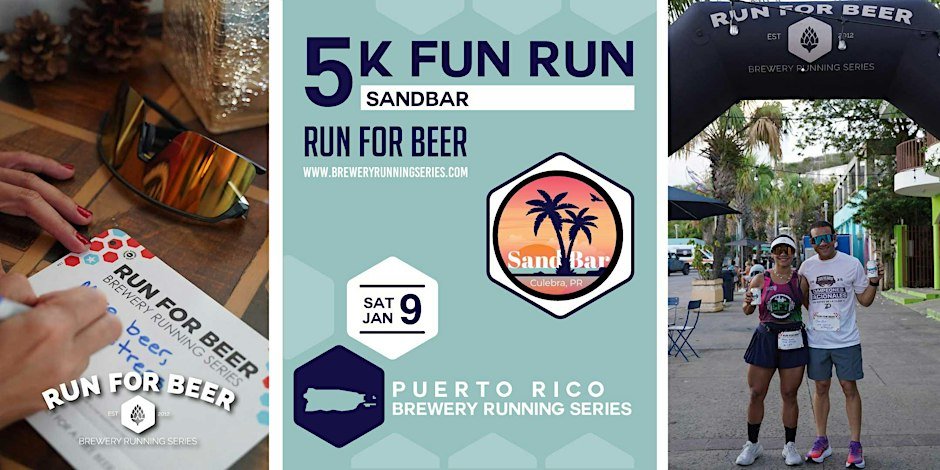 5K Beer Run x Sandbar Culebra | 2027 PR Brewery Running Series