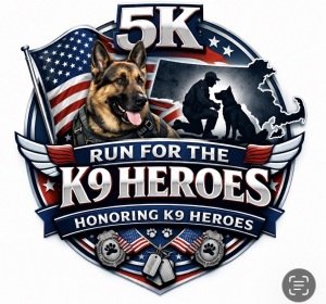 5K Race/Walk/K9 Heroes Logo
