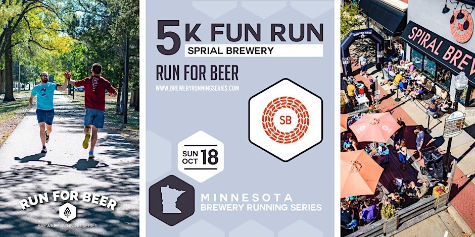 5k Fun Run x Spiral Brewery | 2026 MN Brewery Running Series