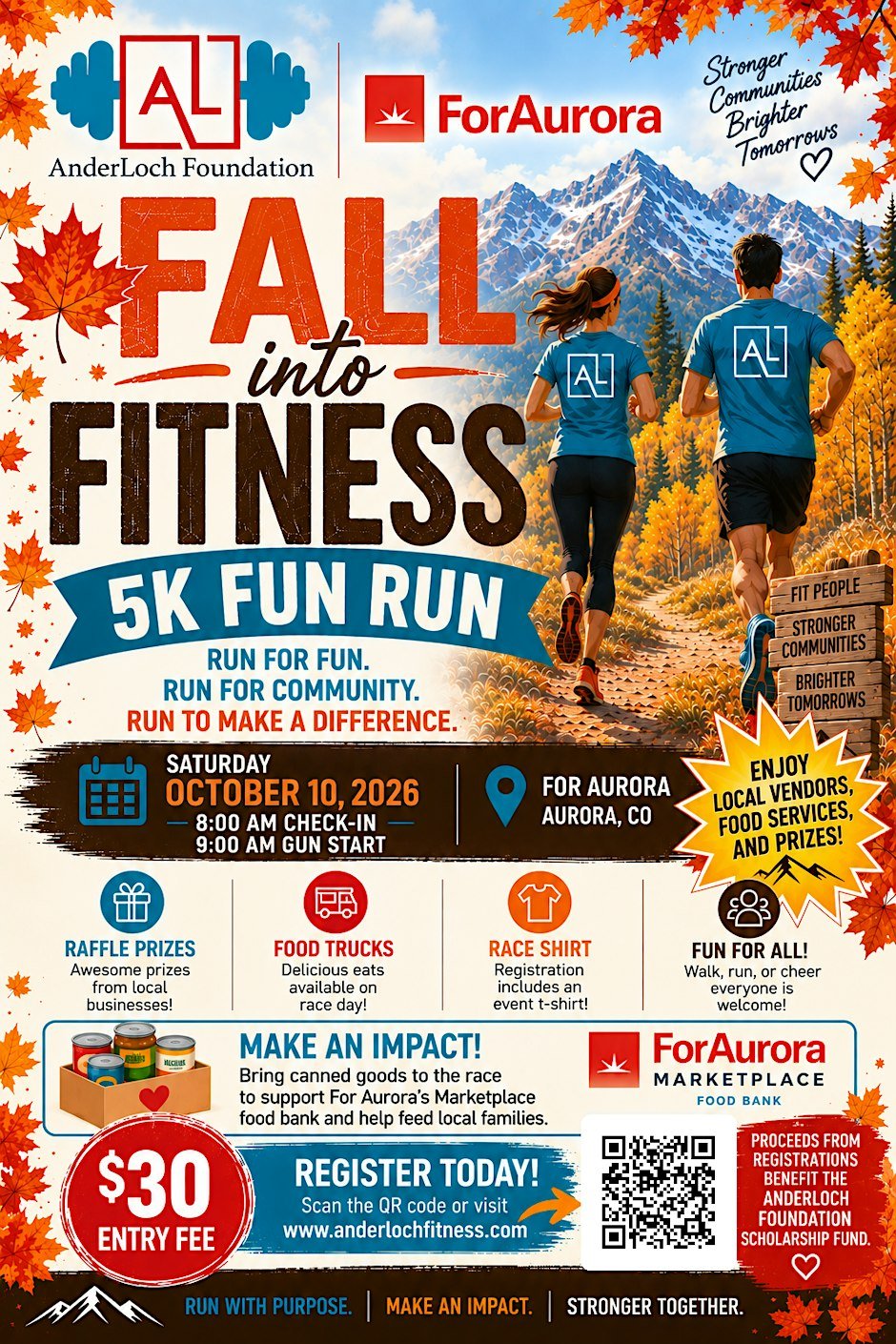 5K fun run/walk Logo
