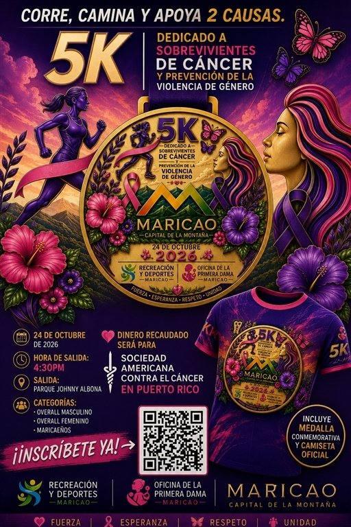 5k Maricao prevencion Cancer y Violencia de Genero