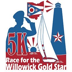 5K Race for the Willowick Gold Star Logo