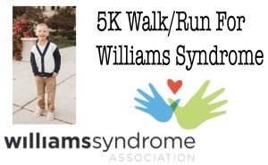 5K Walk/Run For Williams Syndrome Logo