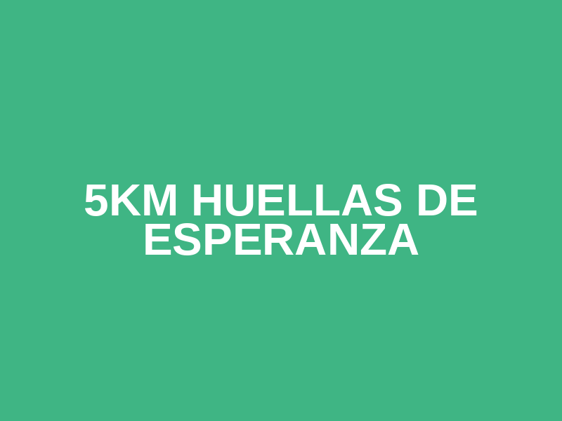 5km Huellas de Esperanza Logo