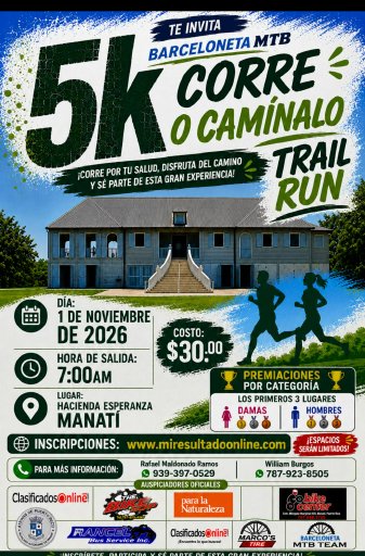 5km Trail Run Hacienda La Esperanza Logo