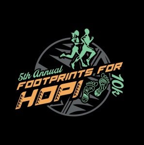 5th Annual Footprints for Hopi 10k Series Event Logo