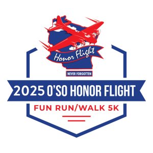 5th Annual O'so Honor Flight Fun Run/Walk 5k Logo