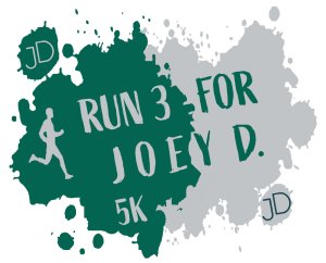 5th Annual Run 3 for Joey D 5K Logo