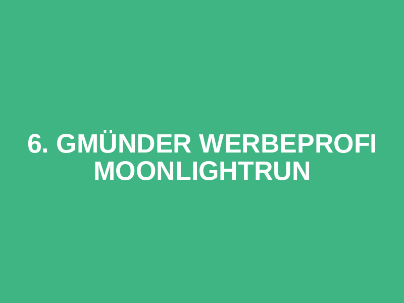 6. Gmünder Werbeprofi Moonlightrun Logo
